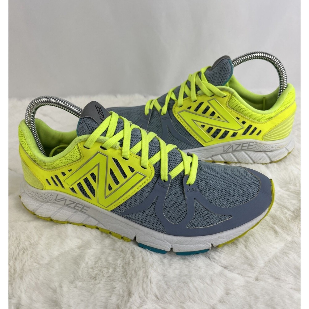 New Balance Womens Vazee Rush WRUSHBG Yellow Gray Running Shoes Sneakers Size8.5